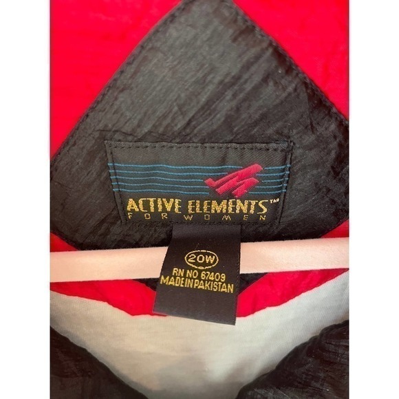 Vintage 80's windbreaker jacket!‎ Watches and chains design! sz L - Picture 6 of 9